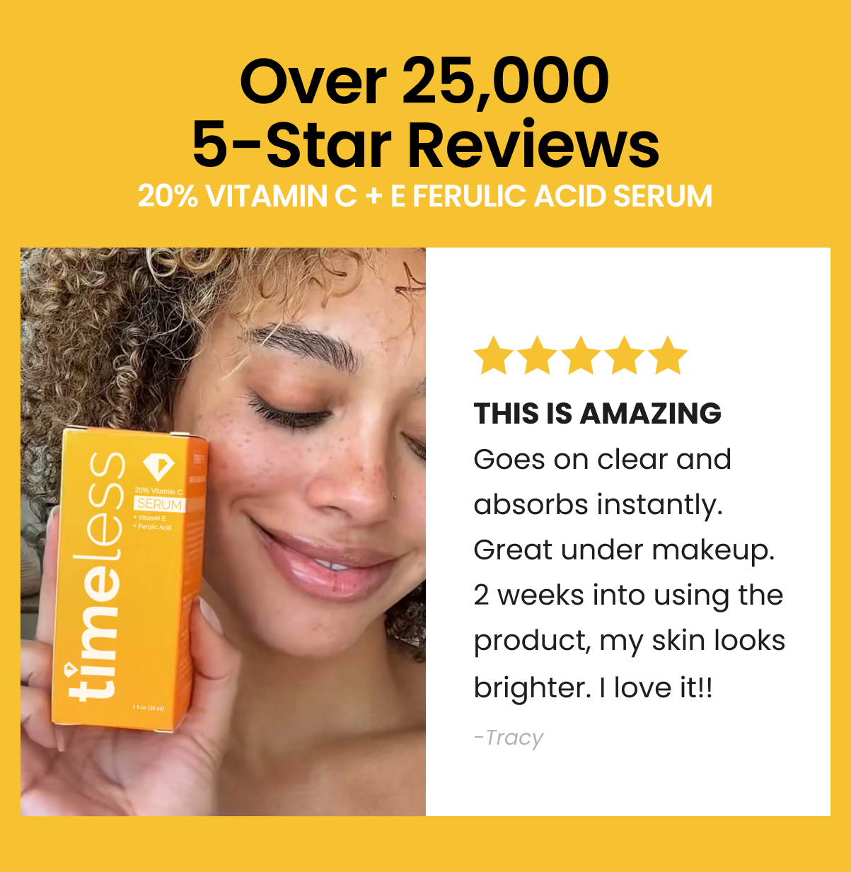 20% vitamin c + e ferulic acid serum brighten, defend & smooth skin