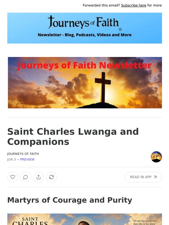 Saint Charles Lwanga and Companions