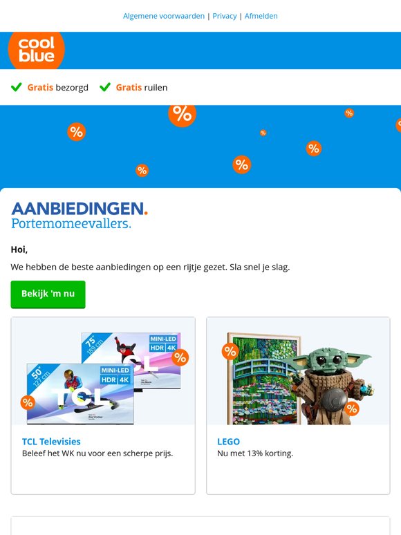 Bekijk de beste deals voor jou die we momenteel hebben