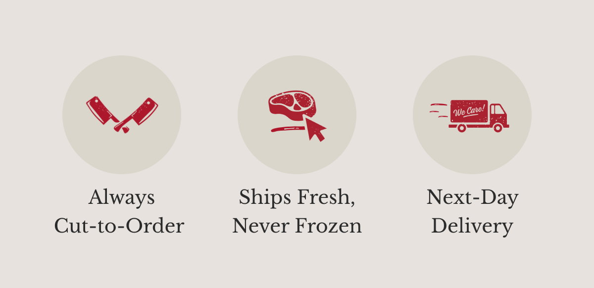 Always Cut-to-Order  | Ships Fresh, Never Frozen | Next-Day Delivery