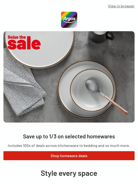 Save up to 1/3 on homeware 🏡✨