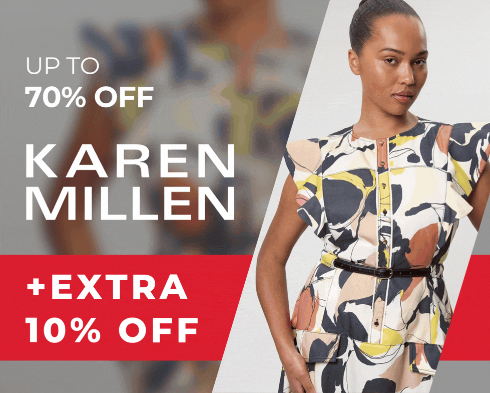 UP TO 70% OFF KAREN MILLEN + EXTRA 10% OFF