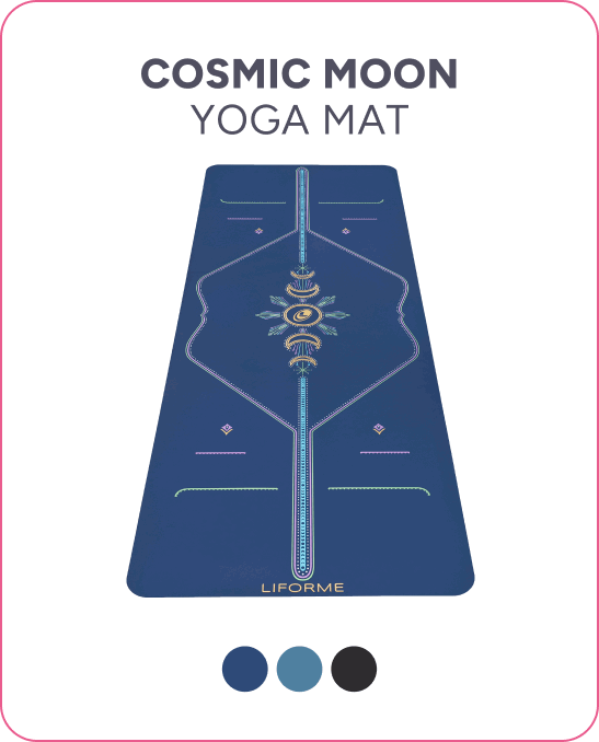 Cosmic Moon Yoga Mat