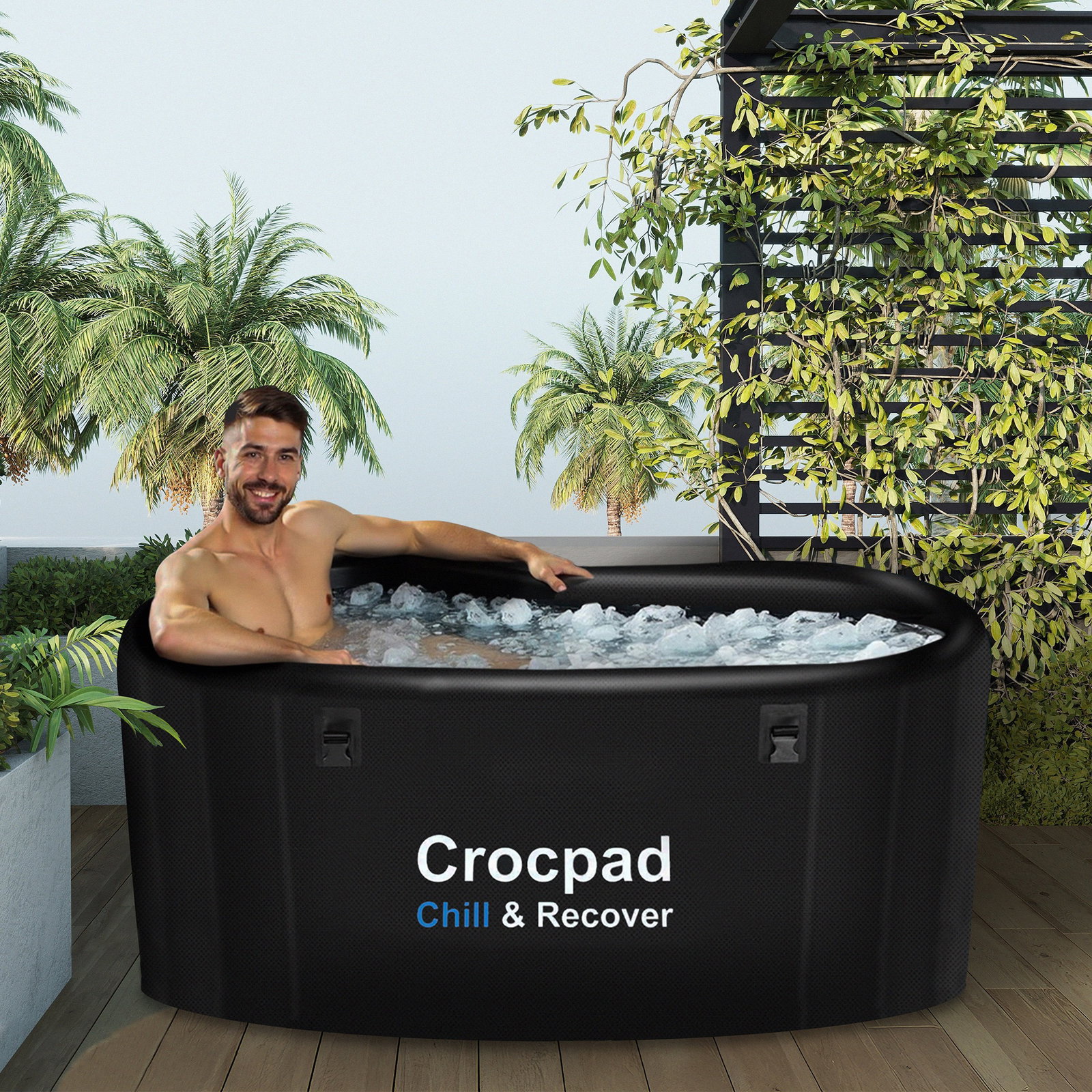 Crocpad Large Portable Inflatable Pro Ice Bath