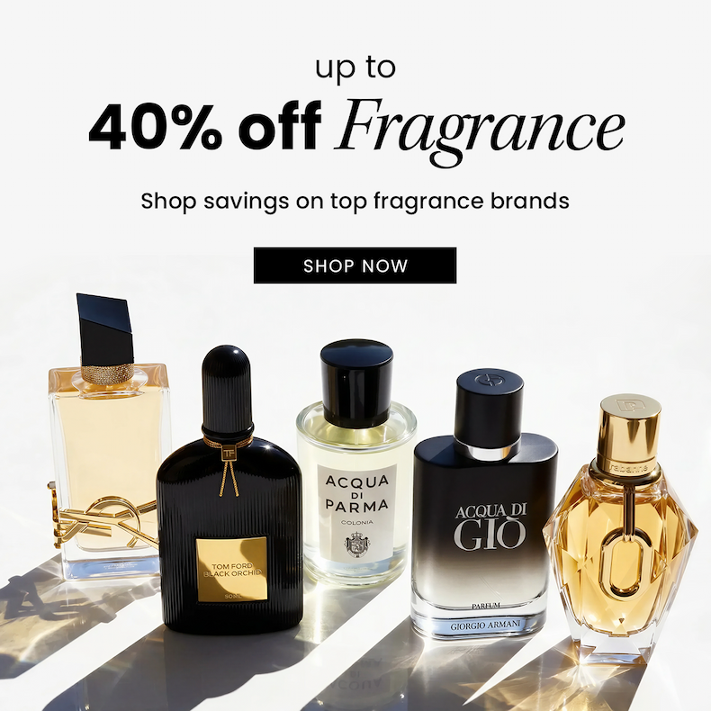 Up to 40% Off Fragrance | Shop Savings On Top Fragrance Brands