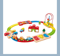  Hape Eisenbahnset Regenbogen-Puzzle