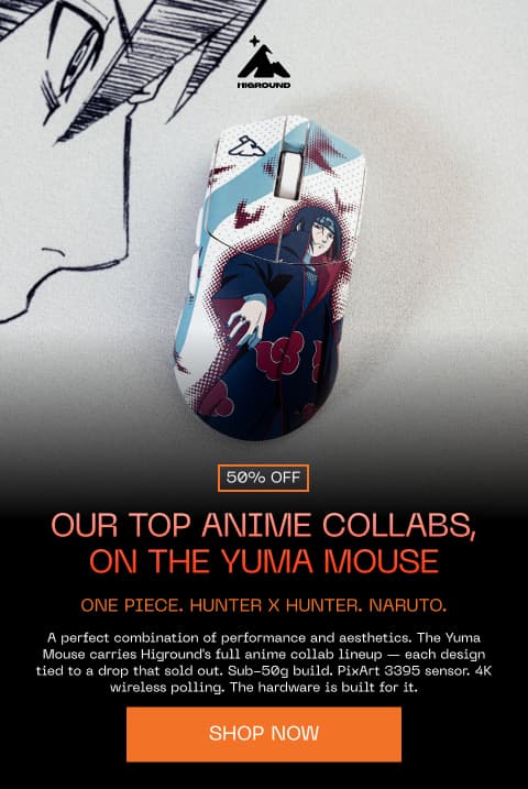 Higround Yuma Mouse Anime Collection