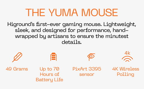 The Yuma Mouse - Higround's first-ever gaming mouse