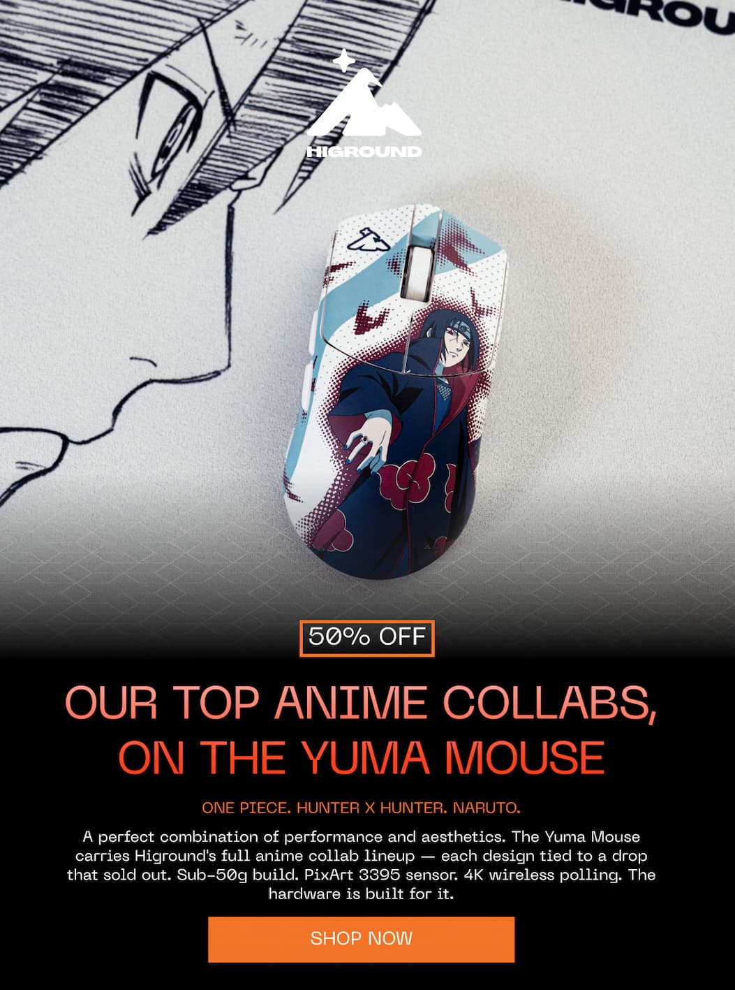 Higround Yuma Mouse Anime Collection
