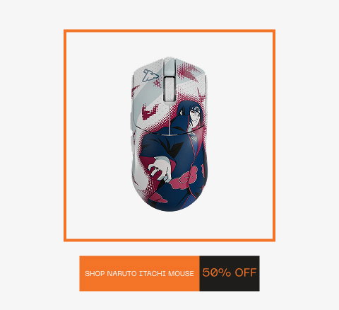 Naruto Yuma Gaming Mouse Itachi