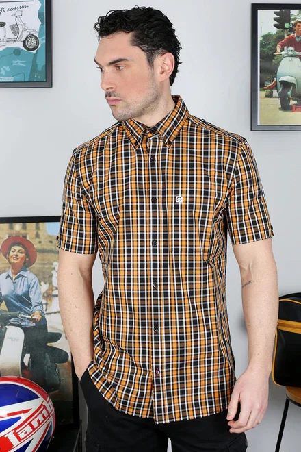 S/S Check Shirt
