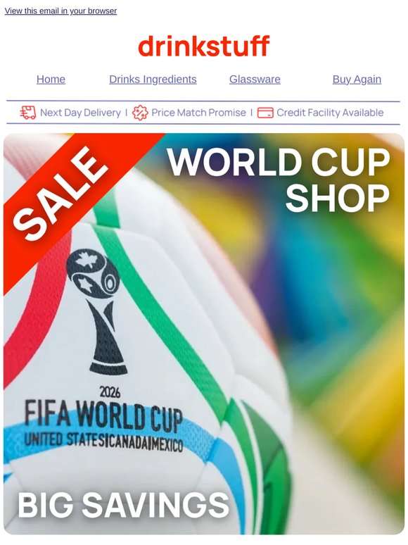 Ready for the rush? World Cup stock starts here