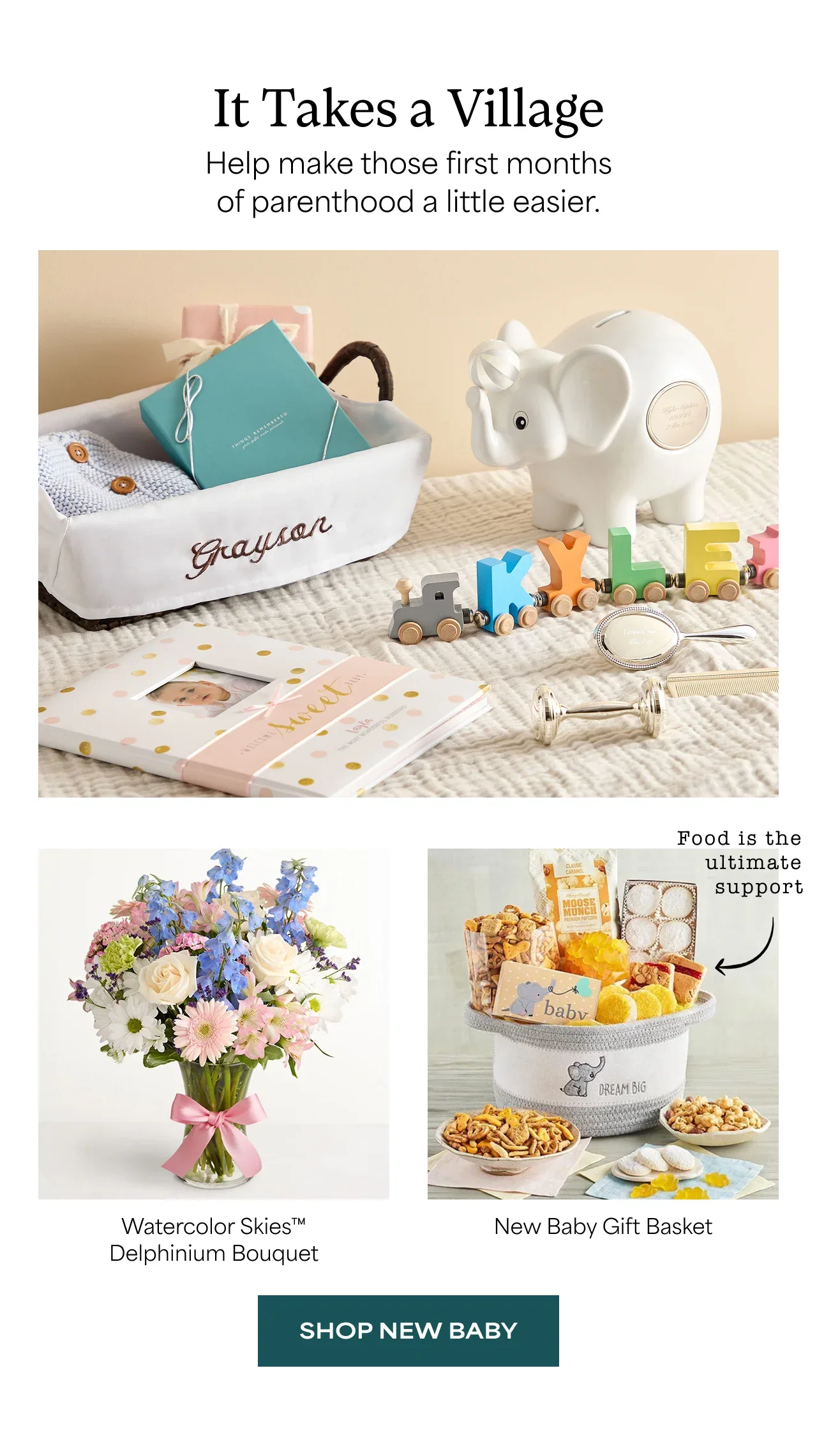 It Takes a Village | Help make those first months of parenthood a little easier.