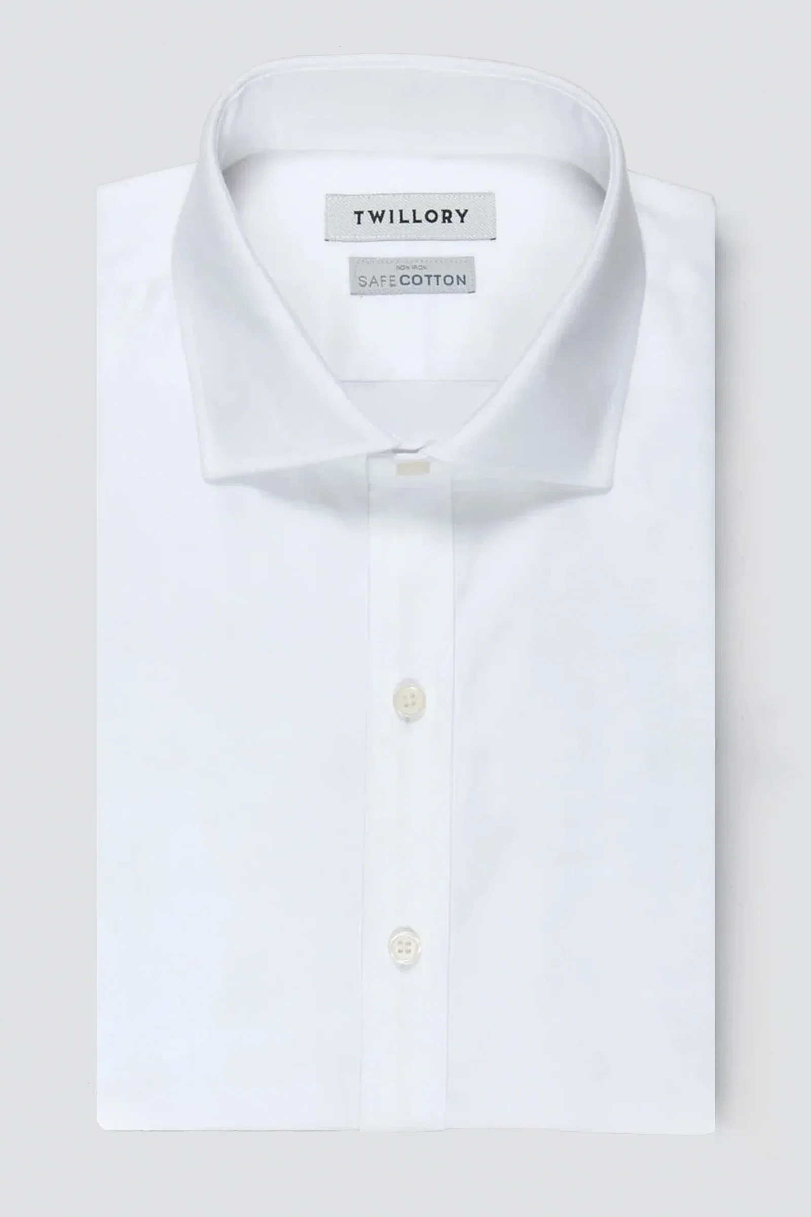 Image of Non-Iron White Twill