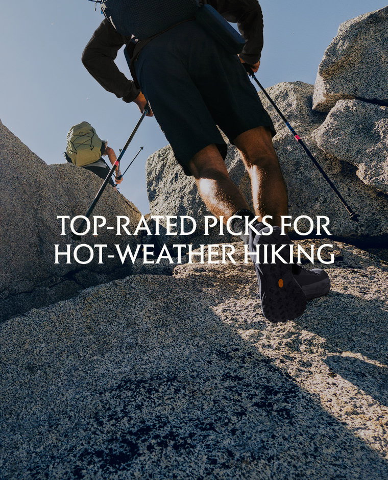 Top-rated picks for hot-weather hiking