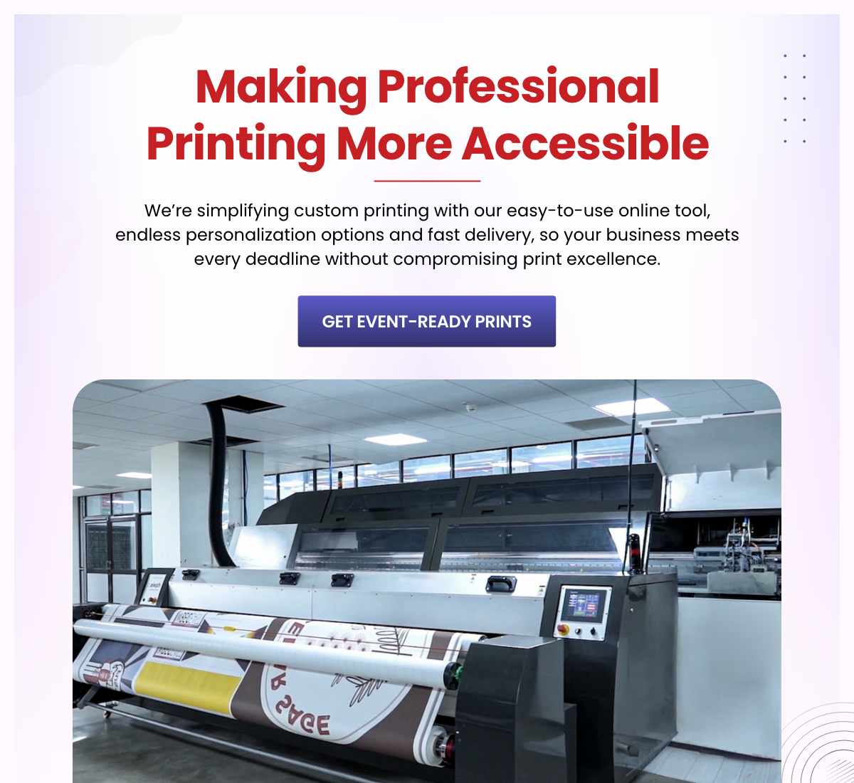 GET EVENT-READY PRINTS