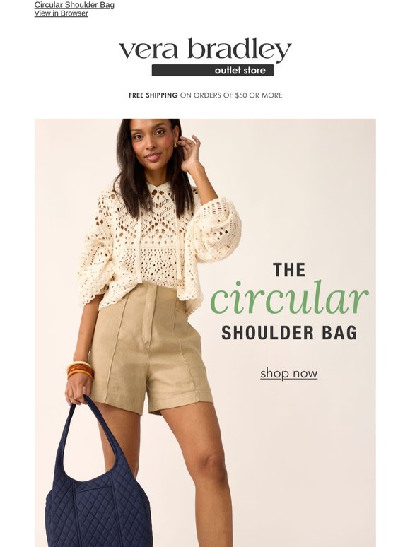 Circular Shoulder Bag