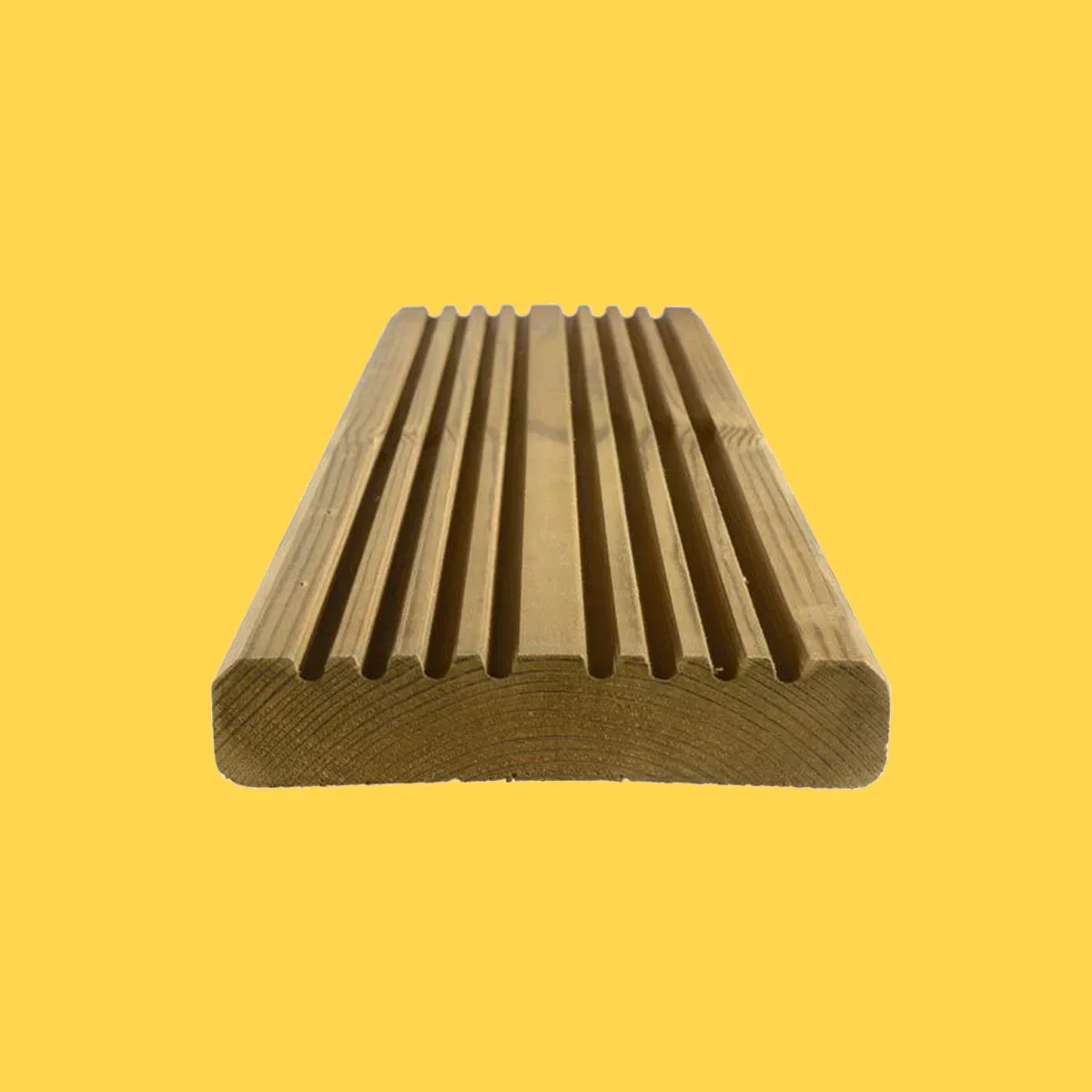 Reversible Treated Decking Board 38 x 150mm x 4.8mtr (Fin 32x142mm)