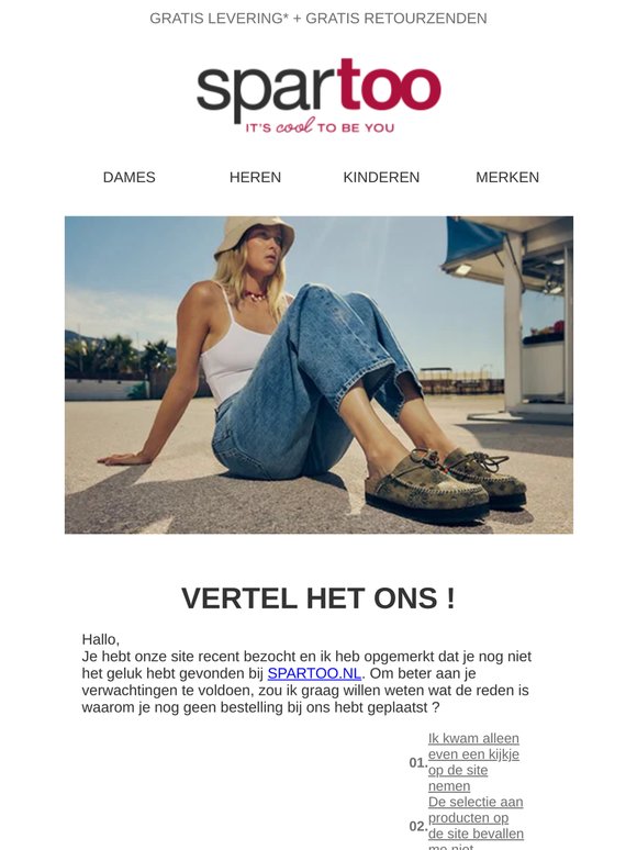 Jouw mening telt...