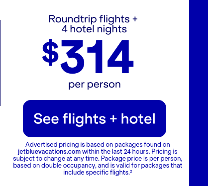 Roundtrip flights + 2 hotel nights from JFK to SAV. Terms apply(2).