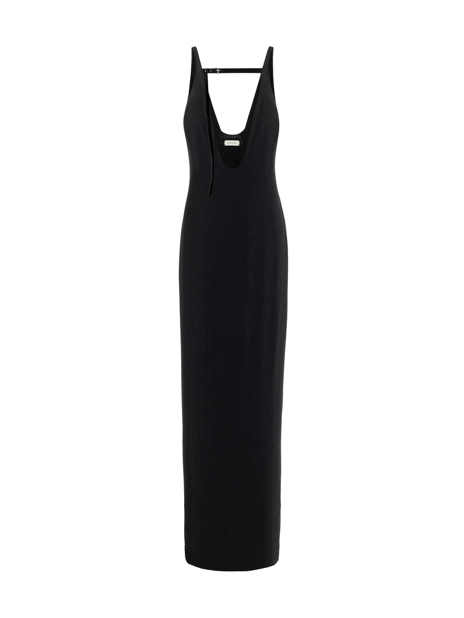 Image of Belted Maxi Pillar Dress