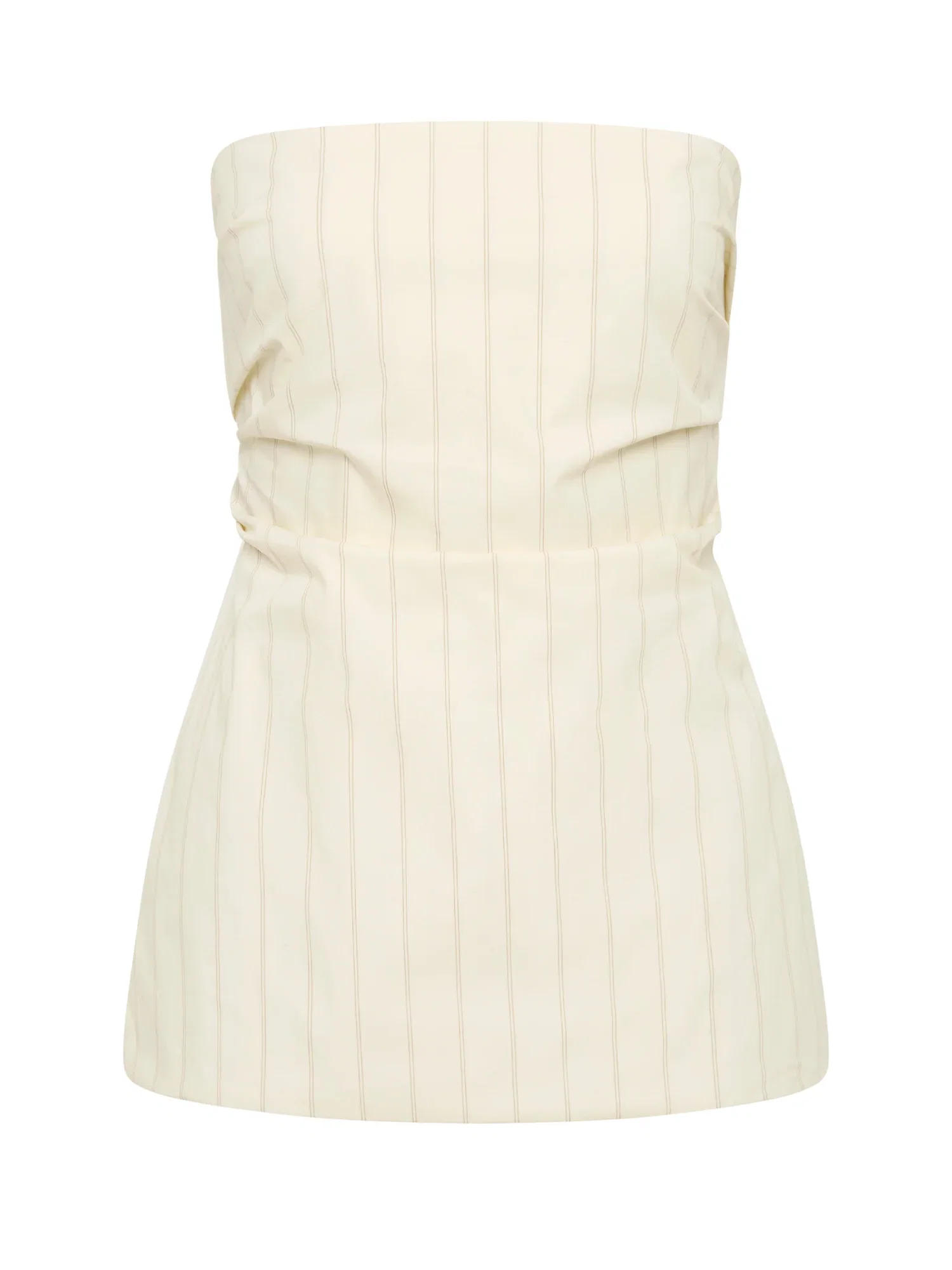Image of Strapless Tie Back Top