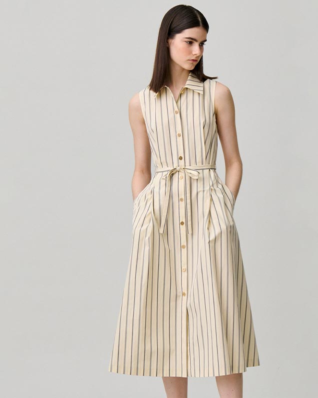 Robe satinée motif