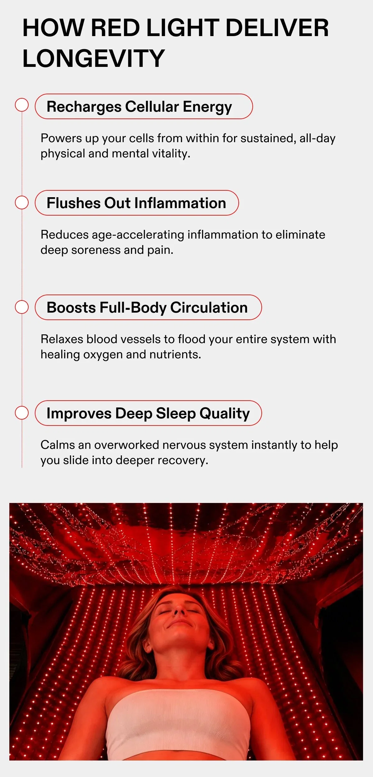 How Red Light Deliver Longevity?