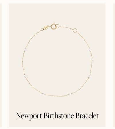 Newport Birthstone Bracelet