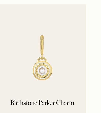 Birthstone Parker Charm