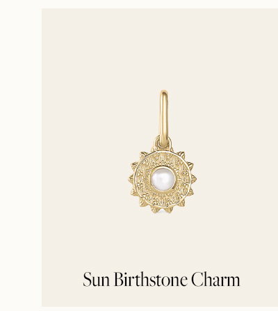 Sun Birthstone Charm