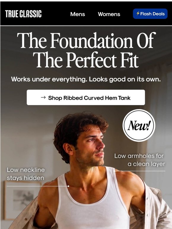 NEW: The Ribbed Curved Hem Tank Is Here