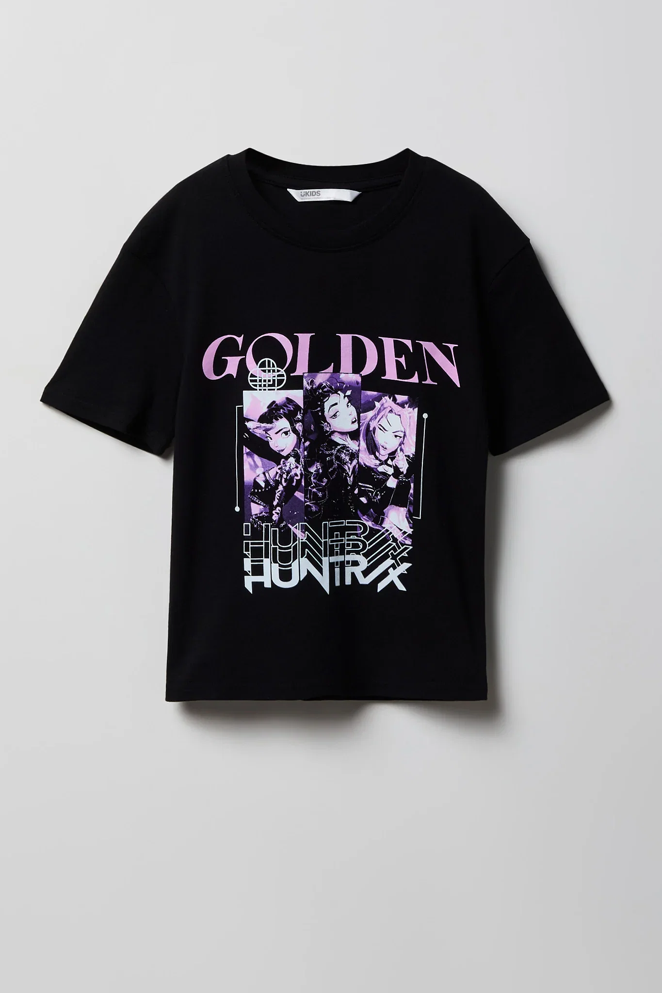 Image of Girls Luxe Heavy Cotton KPop Demon Hunters Graphic T-Shirt