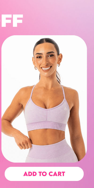 Stonewash Seamless Sports Bra