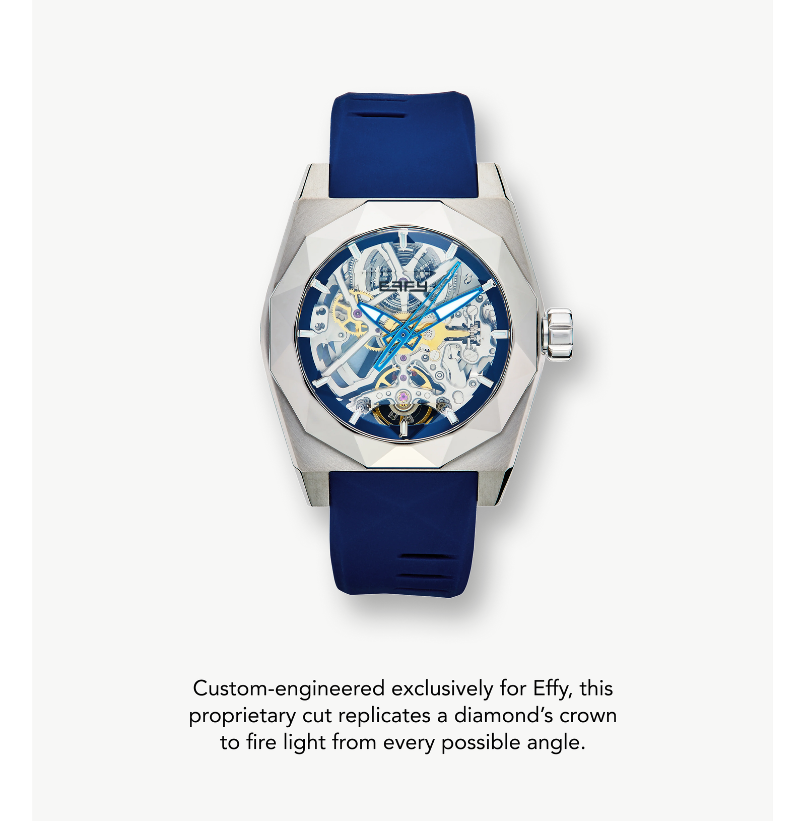 42MM Swiss Made Titanium Automatic Skeleton Watch