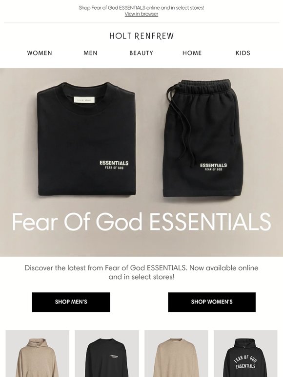 New Fear of God Essentials