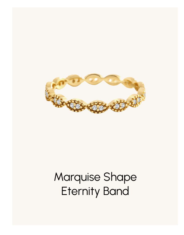 Marquise Shape Eternity Band