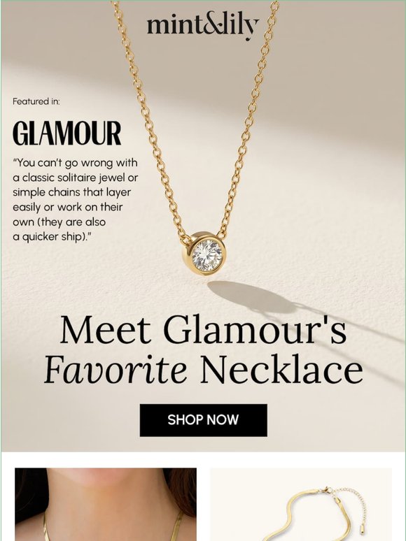 As Seen in Glamour 💥