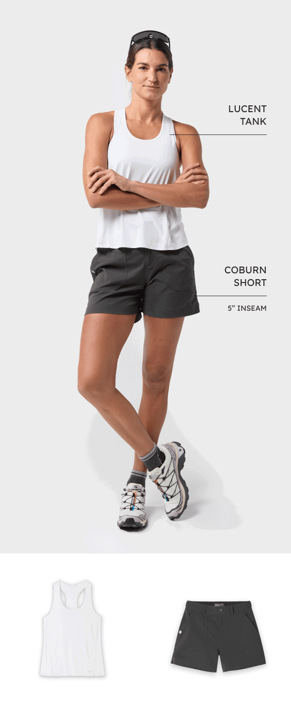 Women's Lucent Tank and Coburn Short