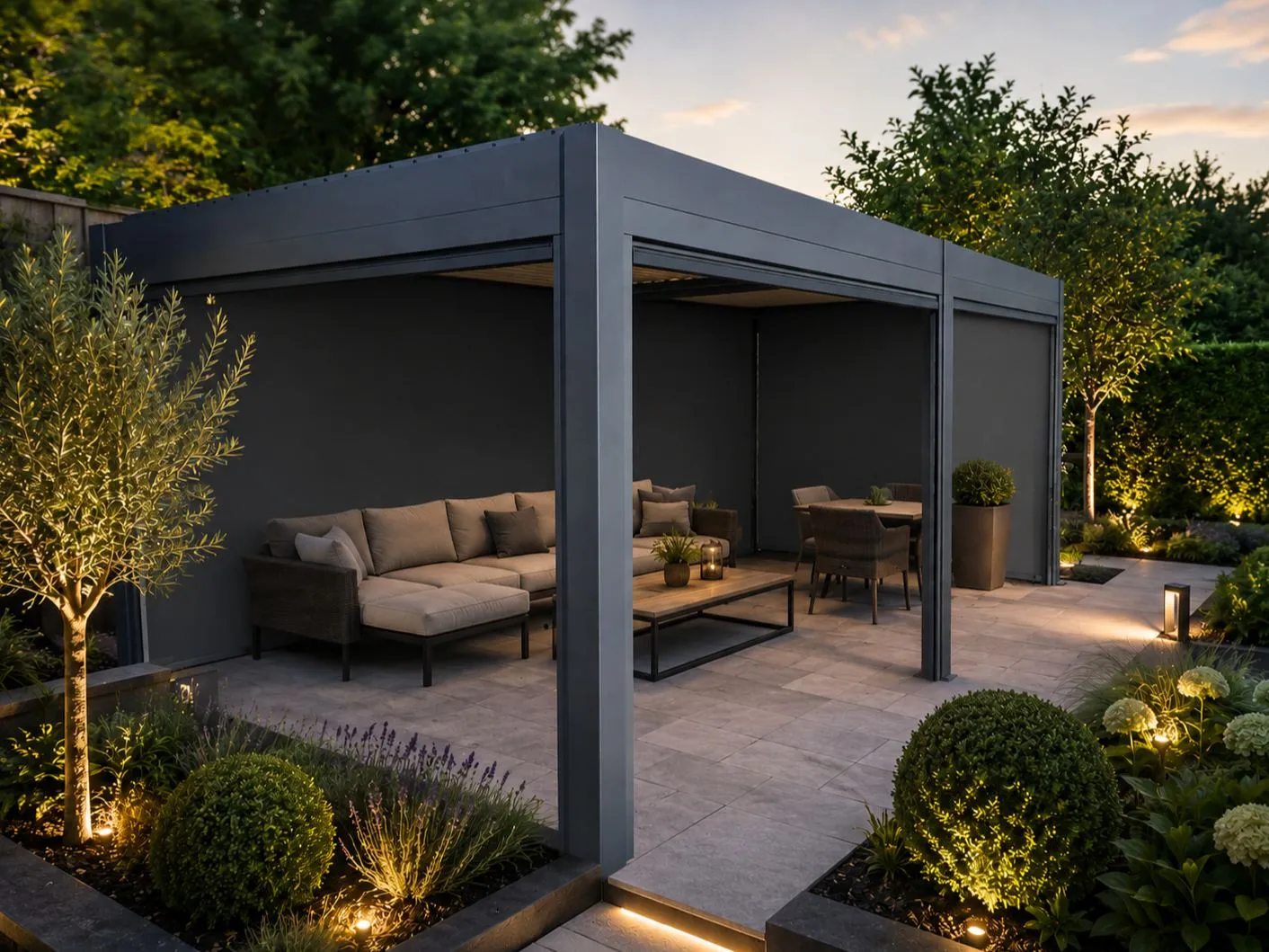 Image of Eclipse 5 X 3.5m LED Motorised Pergola | Free Standing | May Offer