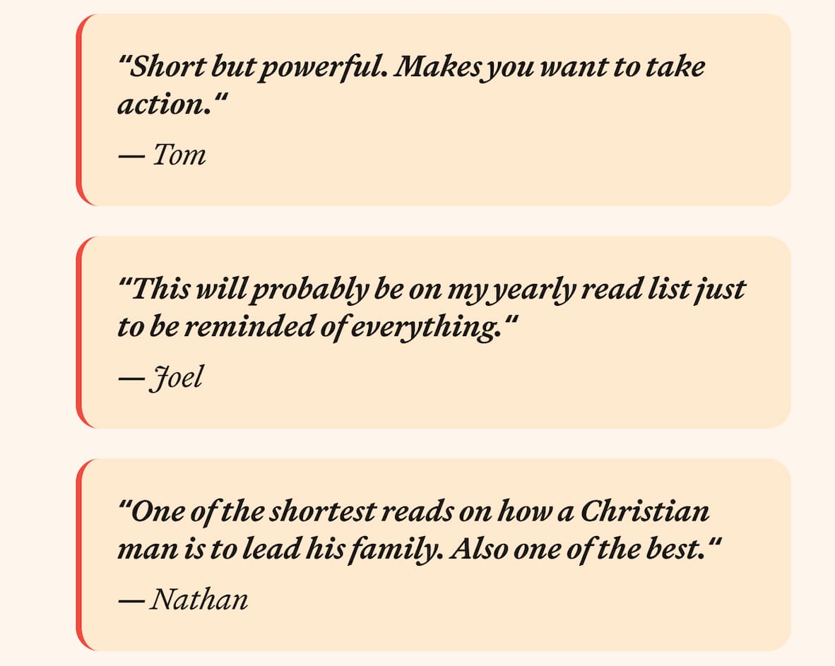 Testimonial: Short but powerful ...