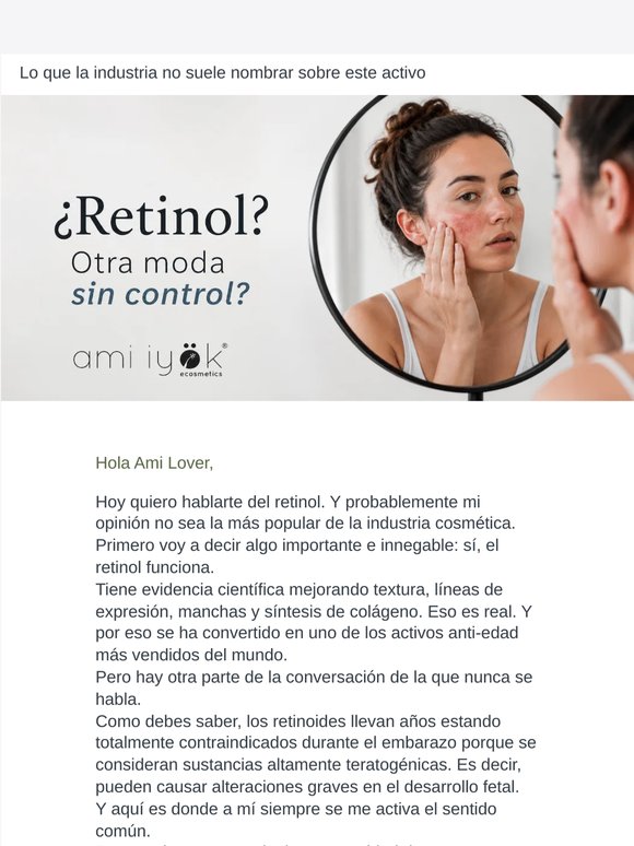 Retinol? Mi opinión personal