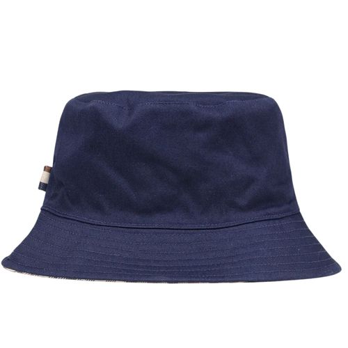 Aquascutum Reversible Cotton Bucket Hat - Club Check