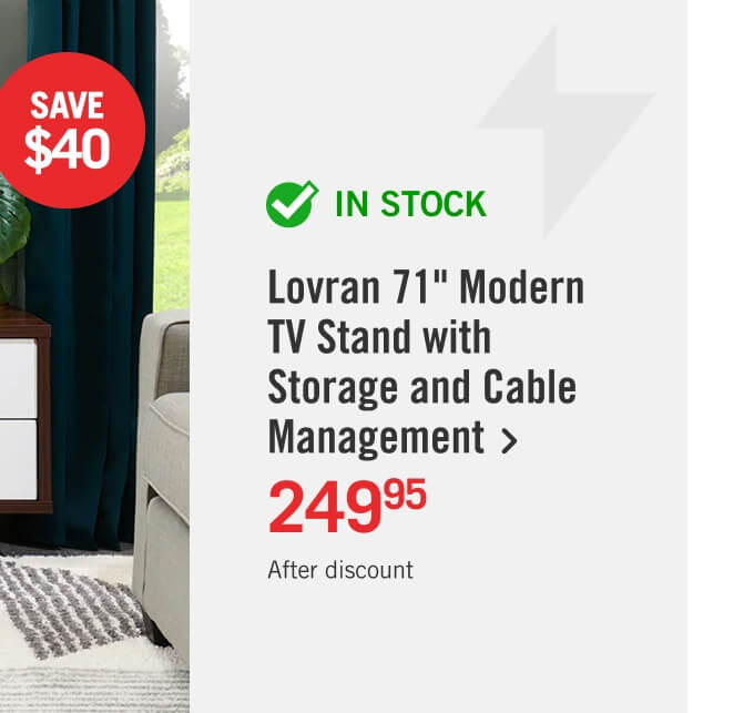 Lovran 71" Modern TV Stand .