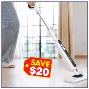 378788 Scrubber and Sanitizing Steam Mop by LivingSURE™