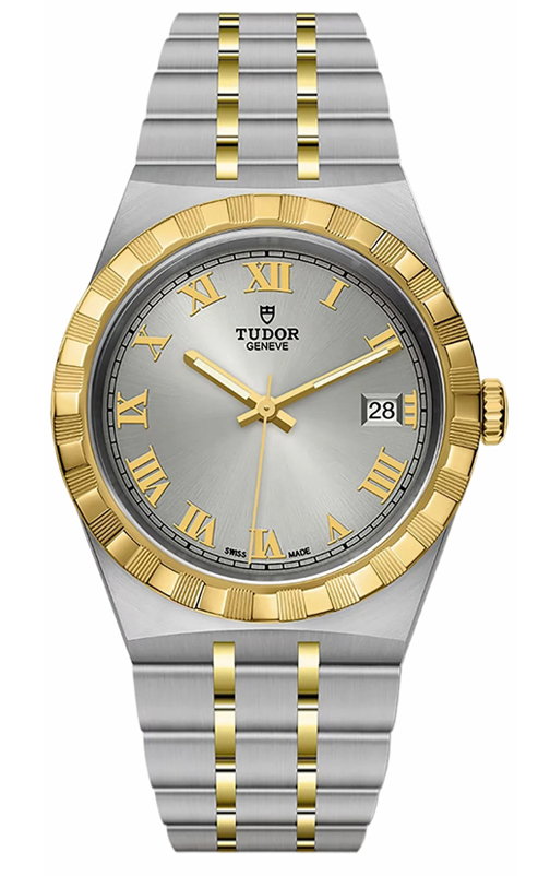 Royal Silver Sunray Dial Two-Tone Men's Watch M28503-0001