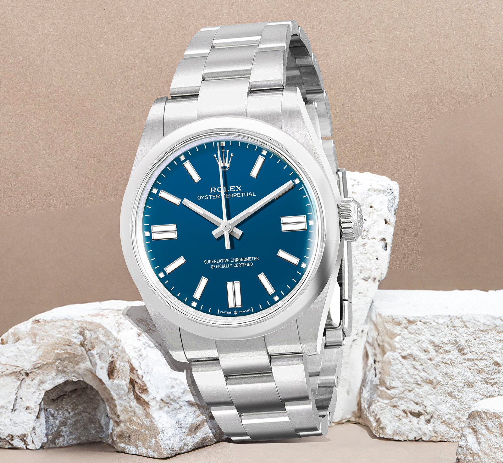 Oyster Perpetual 41 Blue Dial Men's Watch 134300-0009