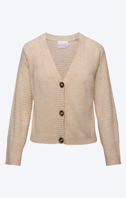 Ladies Brodie Cashmere Natalie V Neck Cardigan