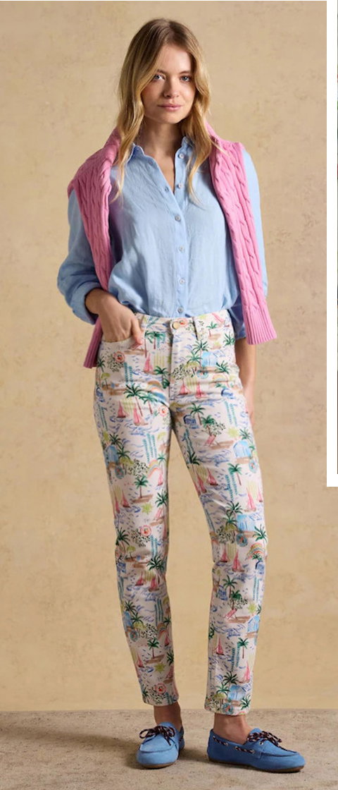 Ladies Joules Slim Straight Jean 