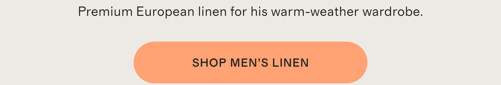 SHOP MEN’S LINEN